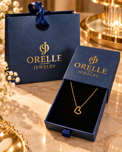 Amora Heart Necklace in Orelle packaging