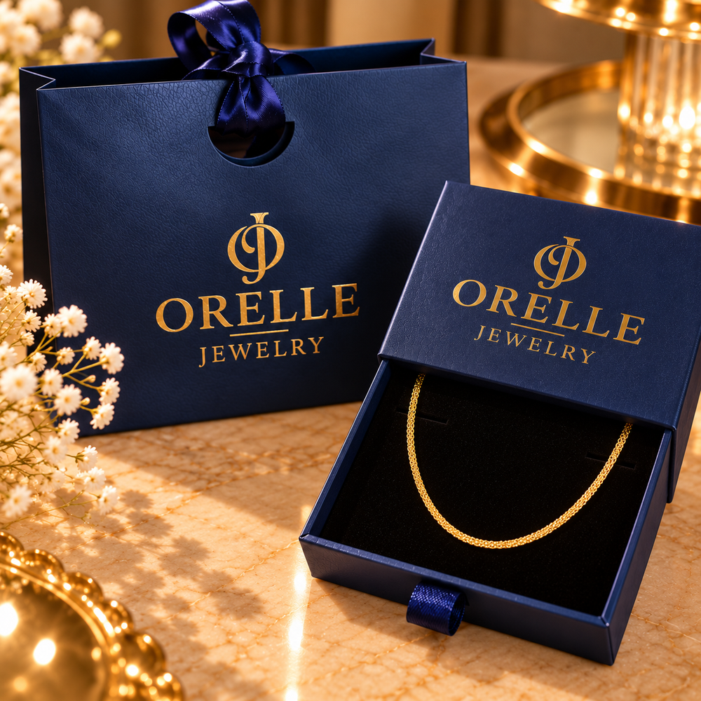 Gold-Tone Rope Chain Necklace
