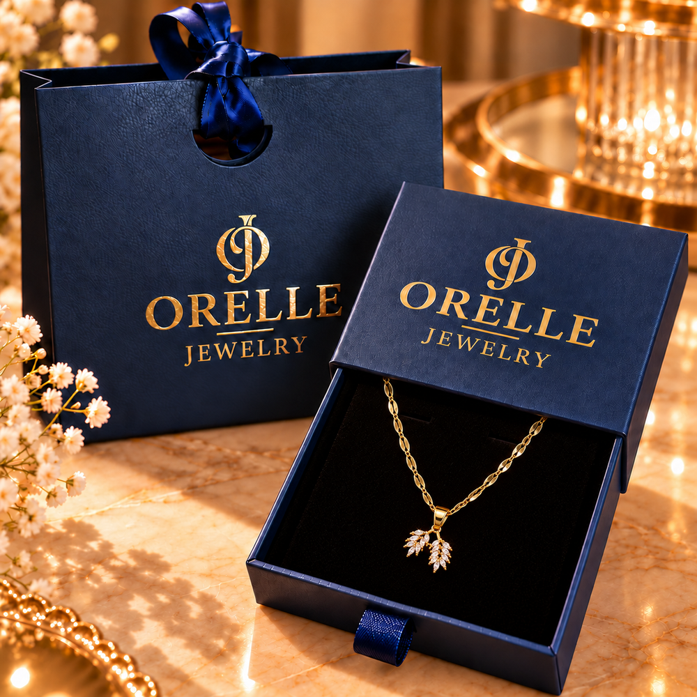 Gold-Tone Crystal Branch Necklace